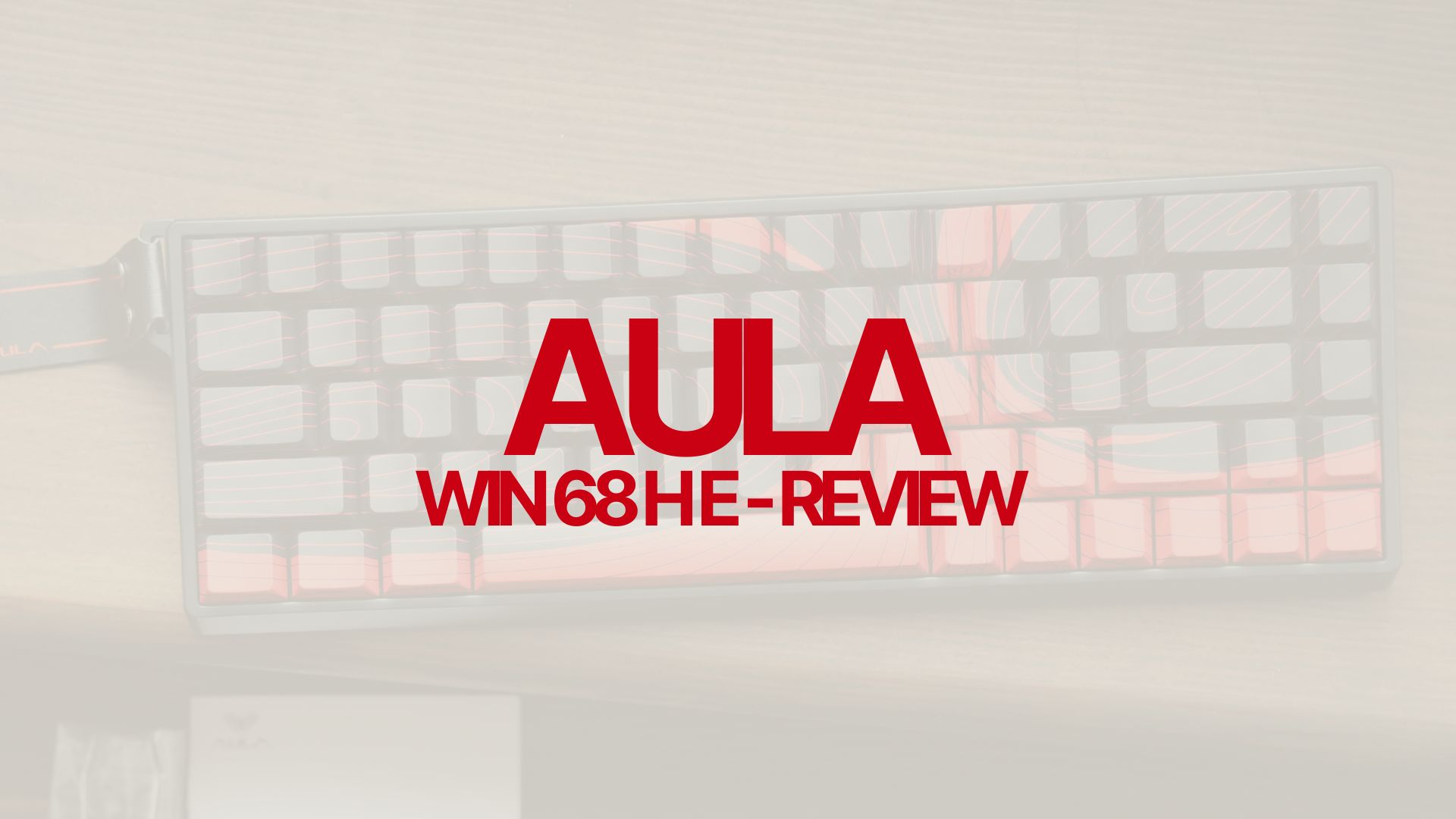 AULA WIN68 HE Review (2026): Black Red Variant + WingChun Magnetic ...