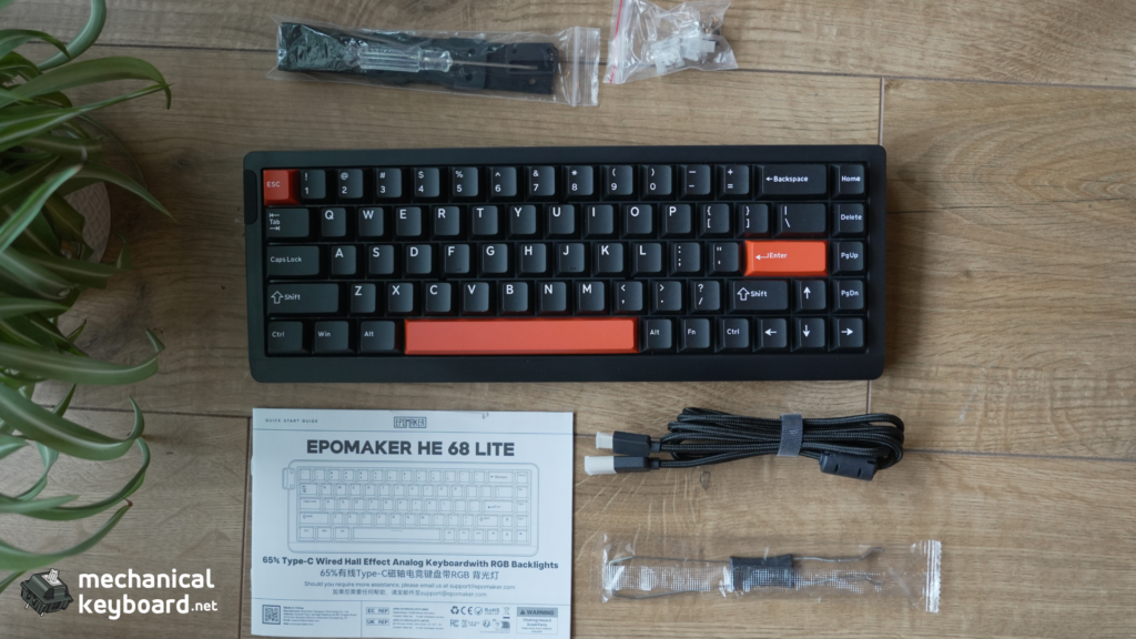 Epomaker HE68 Lite contents