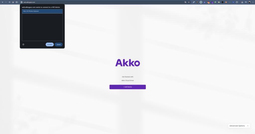 Akko 5075 V5 TMR web driver